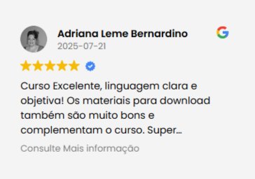 depoimentos do google curso de perícia eletrônica