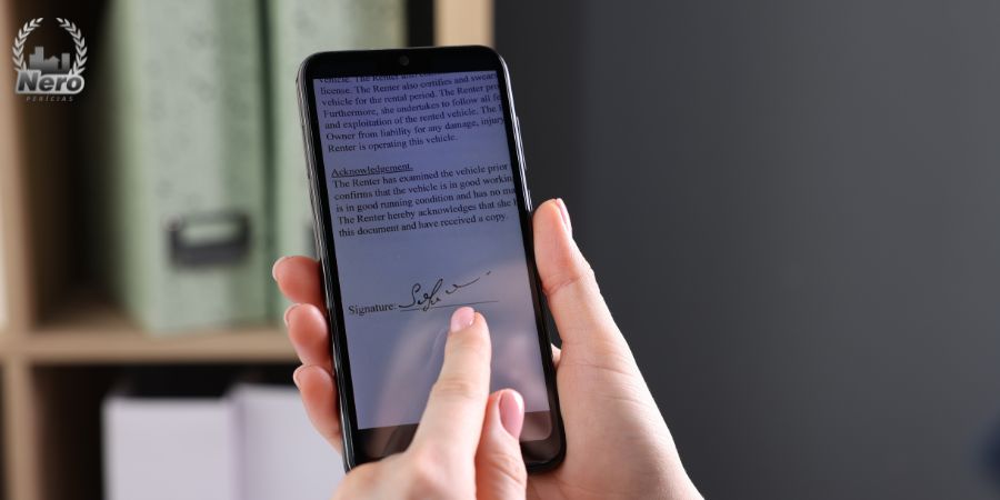 como funciona assinatura eletr�nica